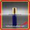 Supply perfume bottle 5ml 10ml 15ml 20ml glass roll on perfume bottles blue with aluminum lid