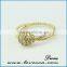 New arrival Fashion Jewelry light blue big crystal Ring Gemstone Ring