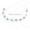 wholesale Jesus opal cross shaped bracelet silver plated opal jewelry bracelet