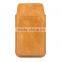 Beautiful genuine leather soft mobile phone pocket bag case