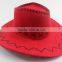 Hot Sale Cheap Multicolor Felt Leather Cowboy Hat