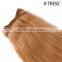 18inch 105g 27color strawberry blond european 100% percent human hair weaves
