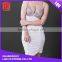 White backless women mermaid sexy backless prom dress