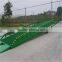 8t hydraulic warehouse mobile loading dock ramp