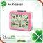 hot sale vogue clock muliti color digital clock