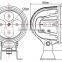 IP67 Waterproof 40w Led Work Lights Round C REE Led Lighting for Boats