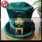 St. Patricks Day Green Top Hat Beard Ireland Shamrock Rugby Football Fancy Party