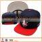 6 panels cheap plain baseball cap hat /100% cotton custom flat brim cap wholesale