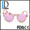 glasses king brand retro round semi frame sunglasses beautiful sun glasses anti uv