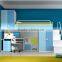 Newest design kids bunk bed with desk or bed replacement parts