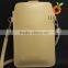 Leather Messenger Cross Body Bag Cell Phone Neck Purse Pouches