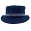 short brim designer wholesale black leather blank bucket hat