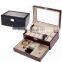Chinese Factories Wholesale Custom PU Leather Jewelry Box, Multi-function Drawer Watch Box