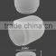 Machine pressed embossed round ball glass lampshades