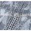 Newest White embroidered poly guipure lace fabric for garment