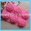 6 Cup Flower Silicone Backing Mould Rose Silicone Cake Mold Silicone Flower Cake Mold