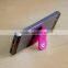 2017 New Promotion Gifts Logo Printed multi-function M-clip silicon phone stand, wireless holder