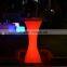 Outdoor Used Party Furniture New led hotel table LED Hotel Bar table