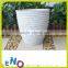 Outdoor home striped fiber clay plant pot planter