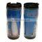 Sublimation Polymer double wall straight mug sport bottle with logo