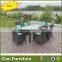 Hotel outdoor rattan furniture dining table and chairs set