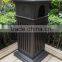 Arlau Steel Iron square dustbin