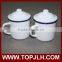 wholesale best price white sublimation printable tea cup enamel