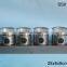 mini metal coating cylinder magnetic glass spice tool with stand