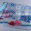 Oval Transparent pvc printed anti slip bath mat