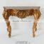 French Style Living Room Furniture Console Desk With Marble top