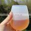 Unbreakable silicone rubber eco Cups For Red wine, wine