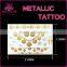 Newair Gold Tattoo Flash Tatto Metallic Tattoo Temporary