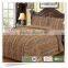 100% polyester hand made PV fleece quilt pillow cover bed sets Animal fur design