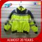 2017 navy yellow high visibility reflective safety jacket