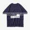 Wholesale sports zip front high quality 100% cotton reflective t-shirt custom