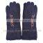 CX-A-59D Fashion Winter Warm Genuine Double Face Sheep Ladies Leather Gloves