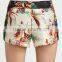 2017 Latest design OEM factory printed women hot shorts