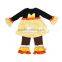 Cotton Orange Baby Girl Halloween Icing Ruffle Sets Costume Halloween Outfit Clothing