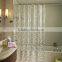 High quality transparent hotel shower curtain