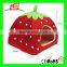 R0930 Strawberry Small Cotton Soft Dog Cat Pet Bed House With Folded