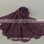 brown pearl chffon muslim scarf/27 color muslim tassel scarf/islamic hot sell women hijab