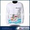 Sportswear type sublimated long sleeve fishing shirt