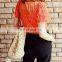 Hot Women's Hook Woven Summer Needle Hollow Out Beach Straw Shoulder Bag