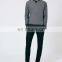 Blue And White Horizontal Stripe Sweatshirt