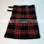 Wholesale Black Stewart Tartan Clan Kilt 5 Yards And 8 Yards