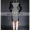 High quality ladies lace panel dress, high quality new dress fashion