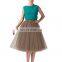 Wholesale Latest Design Prom Party Girls' Pictures of A-Line Knee Length Tulle Tutu Skirt