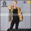 Military short style fashon fur lined parka fur raccoon jacket