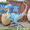 Fiberglass Cartoon Statue Dinosaur King for Amusement Park