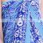 Indian Handmade Women Floral Design Summer Sarong New Women Bathing Suit Beach Dress Sarong Wrap Green Bikini Swimwear Cover Up